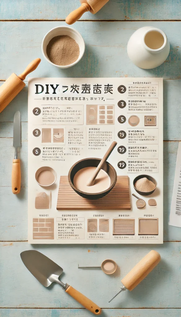 モルタル DIY: 初心者向け簡単ステップガイド ここから